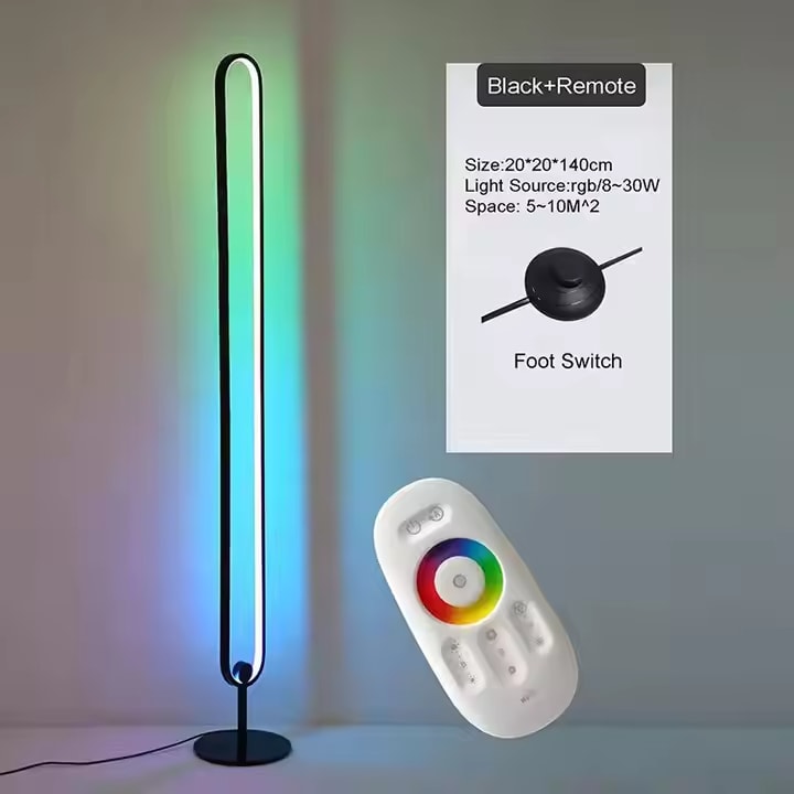 RGB_Nordic Modern RGB Rhythm Floor Lamp