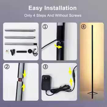 RGB Floor Lamps Indoor Home Decor
