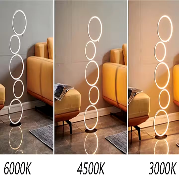 LED Modern Arc Standing Gold Arc Floor Lamp