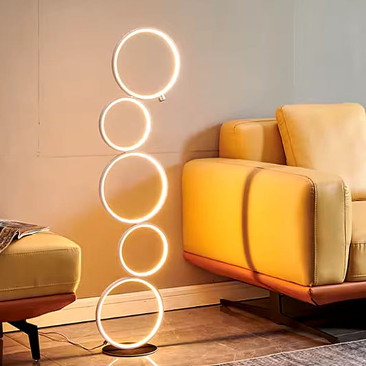 LED Modern Arc Standing Gold Arc Floor Lamp