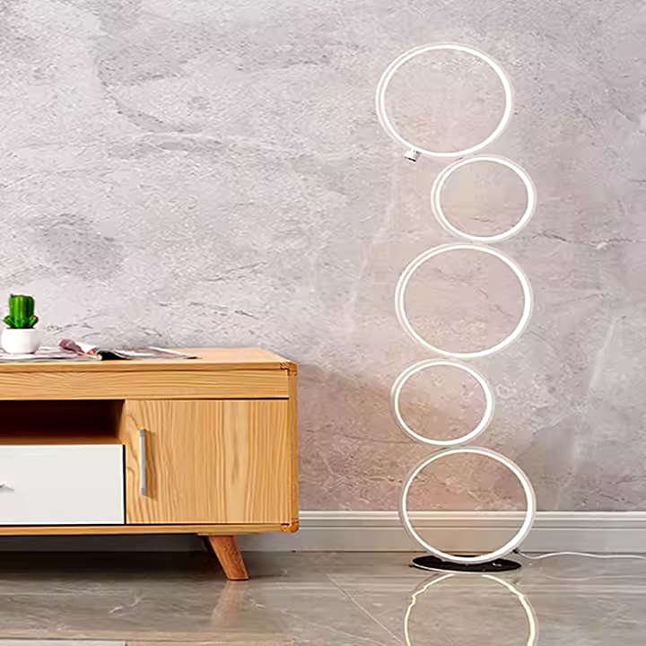 LED Modern Arc Standing Gold Arc Floor Lamp